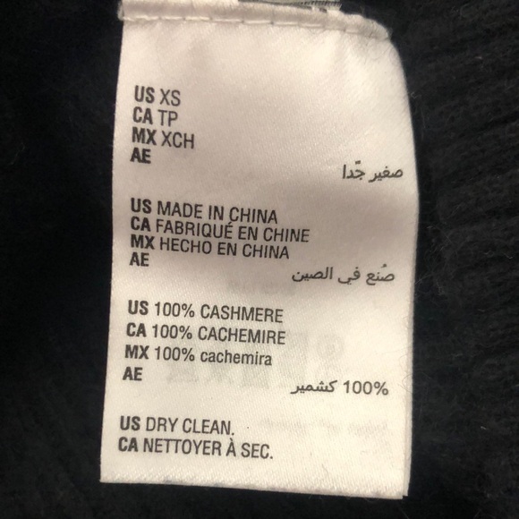 Charter Club Black Cashmere Sweater - Picture 8 of 9